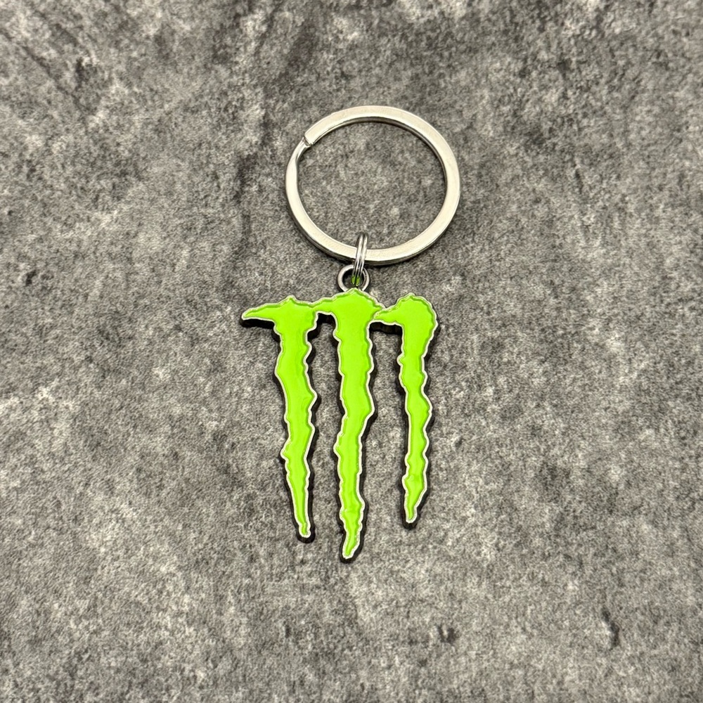 Monster Energy Metal Keychain